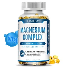Magnesium Complex Capsules Promote Muscle Nerve Health Support Overall Health