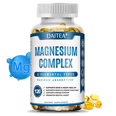 Magnesium Complex Capsules Promote Muscle Nerve Health Support Overall Health