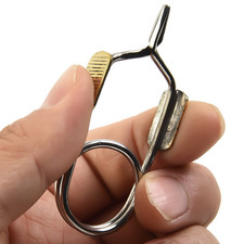 Fliegenbindewerkzeug Bindetisch Edelstahlkonstruktion rutschfester Griff