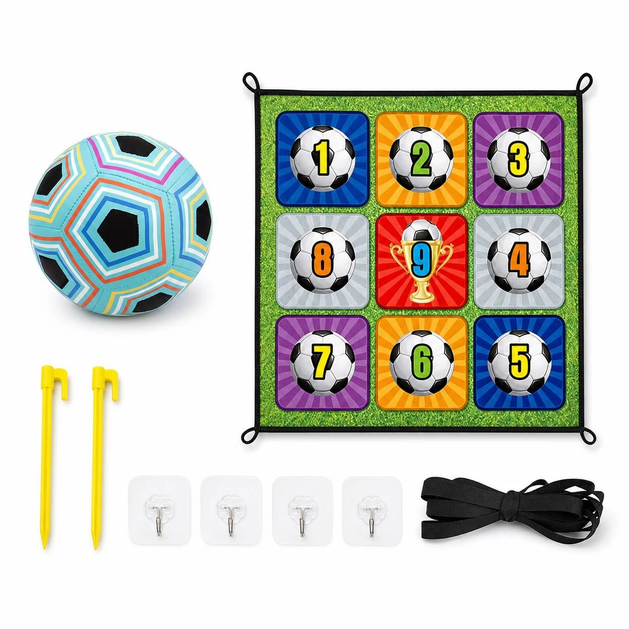 Kids Soccer Game Set, Indoor Outdoor Interactive Sports Mat