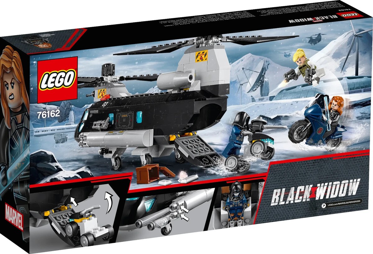 リバース Lego Black Widow's Helicopter Chase 76162 Super Heroes Minifigure