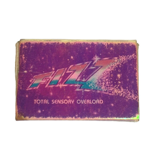 Vintage Matchbox FIZZ Nightclub Houston Texas Iridescent Matchbook Matches 6400