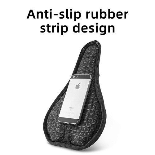 ROCKBROS Bicycle Silicone Saddle Seat Cushion Cover Hollow Breathable MTB Cover - Picture 11 of 14
