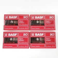 BASF Ferro Extra I 90 Minutes Blank Cassette Tapes Audio Cassette Tapes NOS