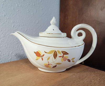 Hall Jewel Tea Autumn Leaf Aladdin Tea Pot & Infuser | eBay