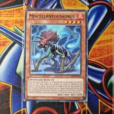 Yu-Gi-Oh! TCG Miscellaneousaurus Dinosmasher's Fury SR04-DE014 Unlimited Common