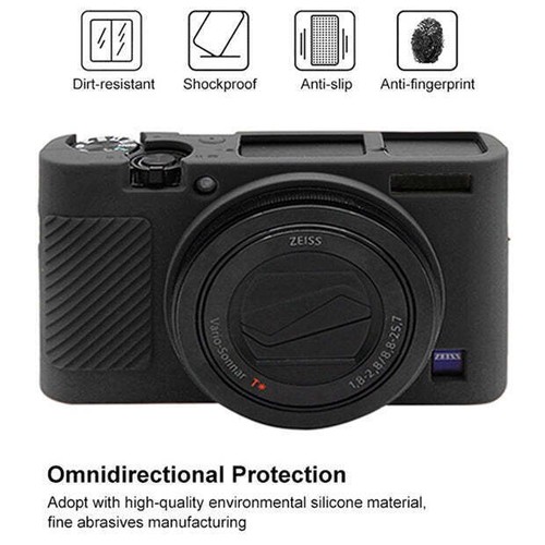 PULUZ Soft Silicone Protective Case for Sony RX100 III / IV / V(Black) - Picture 2 of 6