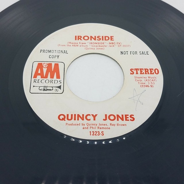 Quincy Jones Ironside PROMO 1972 45rpm VG+ eBay