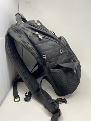 SwissGear Laptop Backpack Scansmart TSA 17-inch Black Notebook Bag | eBay