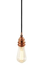 Image of Round Braided Fabric Cable Pendant Light Fitting E27 Brass Ceiling Rose Vintage