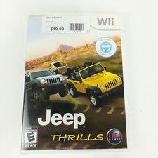 Jeep Thrills Racing Video Game Nintendo Wii Tested Complete With Manual