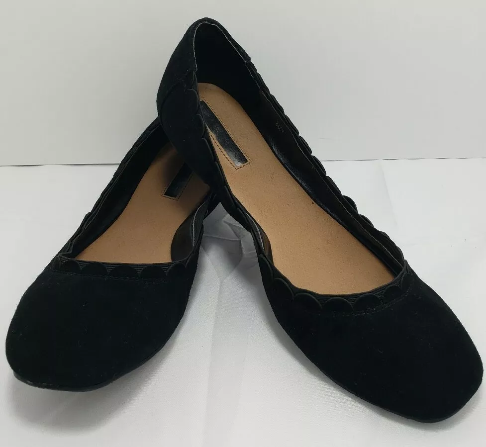Tahari black flats sale