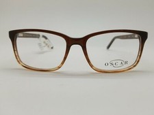 1 Unit New Oscar de la Renta Brown Horn Gradient Eyeglass Frame 54-17-140 300