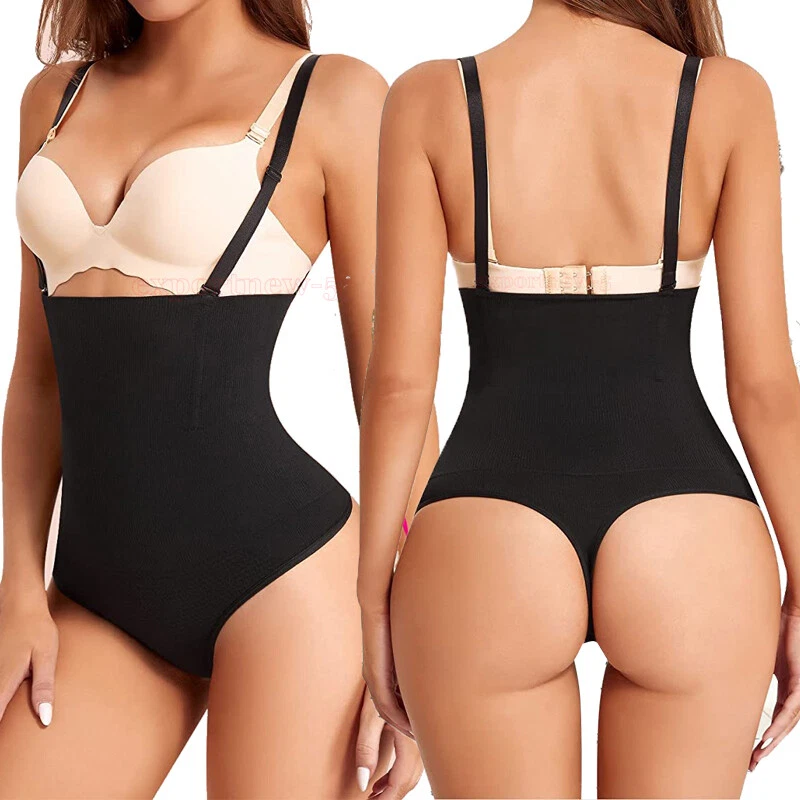 Women Post Surgery Thong Body Shaper G-string Bodysuit Shapewear