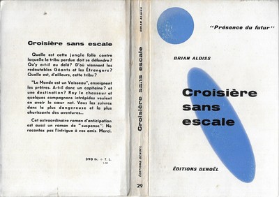 Brian Aldiss.  NONSTOP KREUZFAHRT. Präsenz der Zukunft. EO 1959 .
