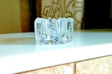 American Brilliant Cut Glass Open Salt Dip Cellar