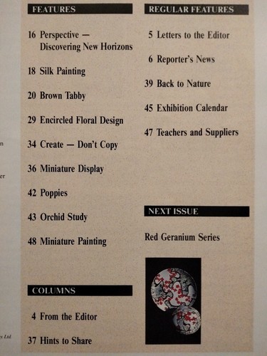 Australian Porcelain Decorator - Vintage 1990's Magazine Bundle Lot 9 Issues - Foto 4 di 15