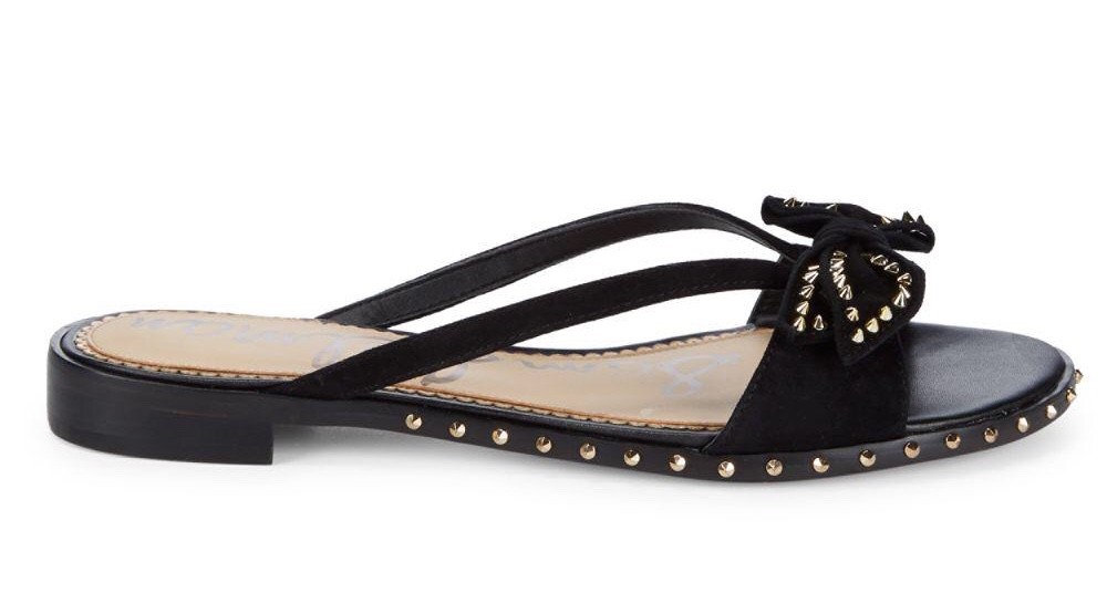 NEU NIB ANTHROPOLOGIE SAM EDELMAN DARIEL BLACK SUEDE STUDDED SANDALS 8.5 M 98 NEU NIB ANTHROPOLOGIE SAM EDELMAN DARIEL BLACK SUEDE STUDDED SANDALS 8.5 M 98