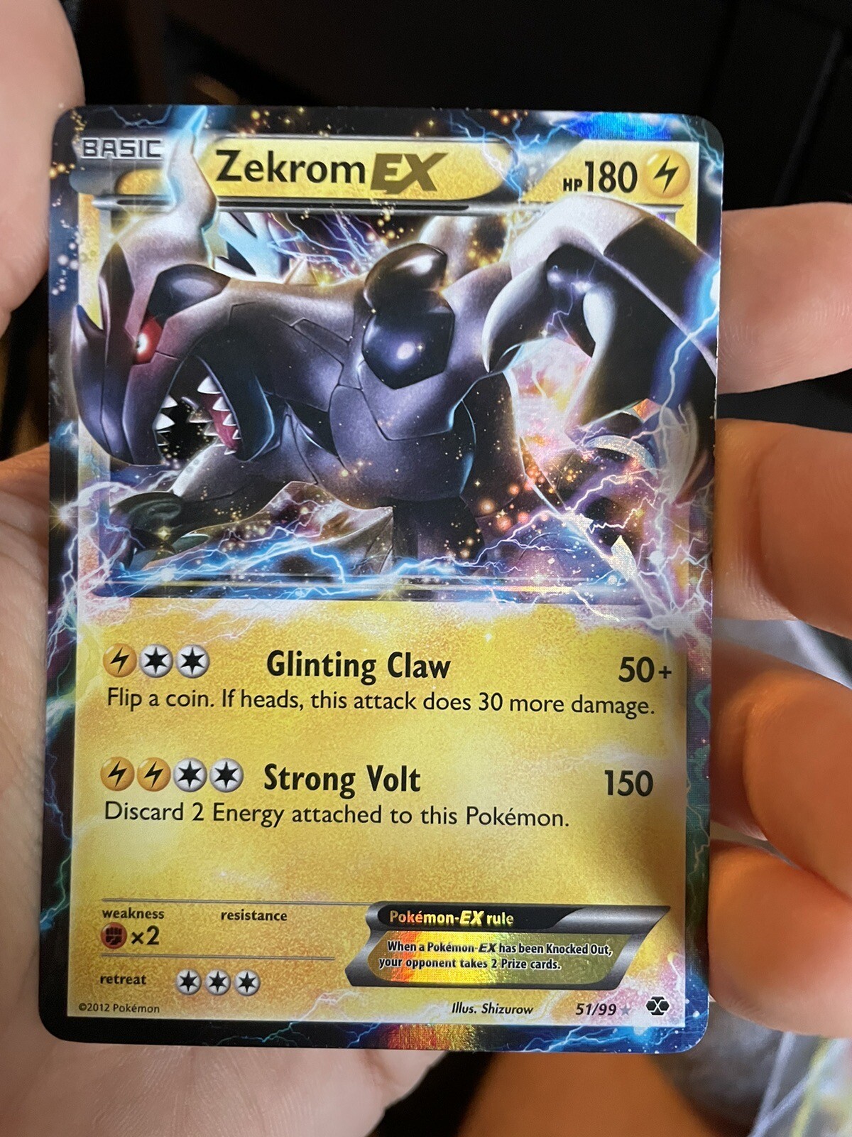 Mavin  Pokémon TCG Zekrom ex Legendary Treasures 52/113 Holo Holo