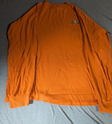 Kappa Orange Long Sleeve Shirt