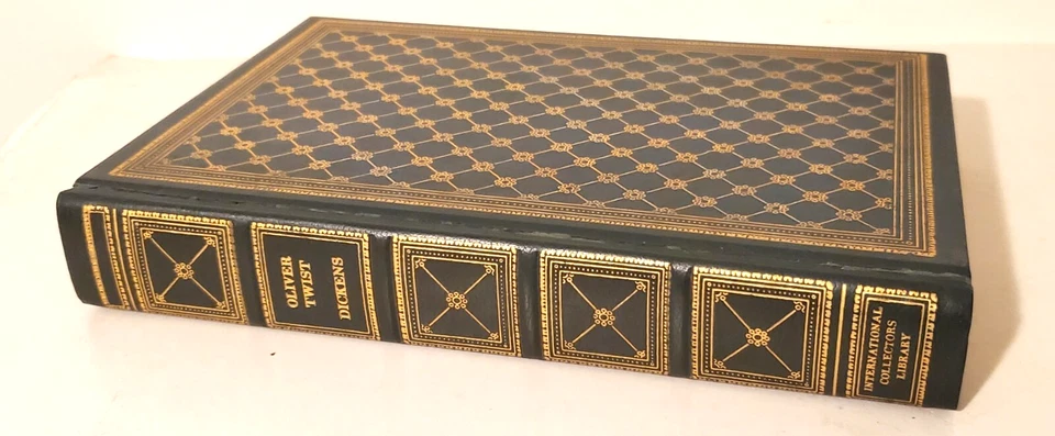 OLIVER TWIST, Charles Dickens, Leather-like, ICL Book PURTY!! - Imagem 3 de 4