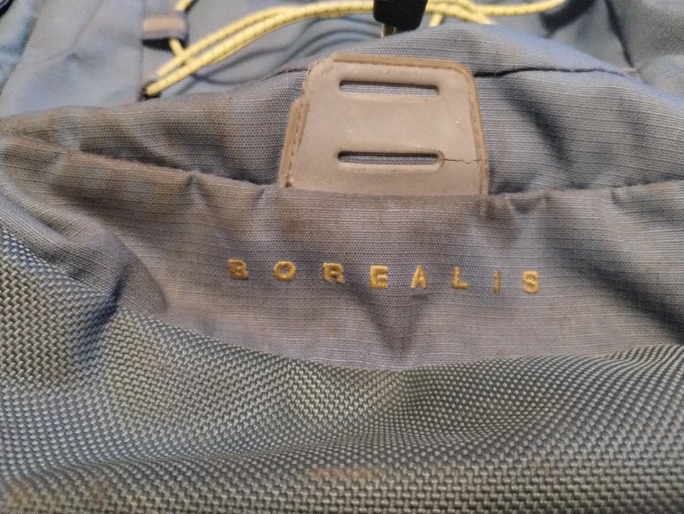 THE NORTH FACE UNISEX BOREALIS MOCHILA AZUL CLARO Y AMARILLO BOLSA PARA LIBROS PORTÁTIL Foto 4 de 4