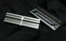 Schonbacken 100mm Aluminium mit Prismen Magnet , Alu Schutzbacke Schraubstock