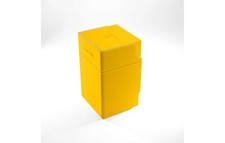 GAMEGENIC WATCHTOWER 100 CONVERTIBLE DECK BOX YELLOW HOLDS 100 CARDS NEW