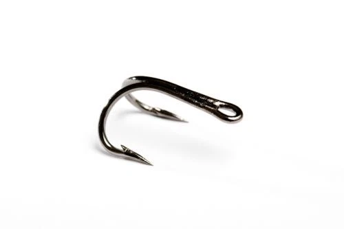 20 Ami Doppi A Due Punte Tigofly Per Mosca – Acciaio Dorato Per Salmone E Trota