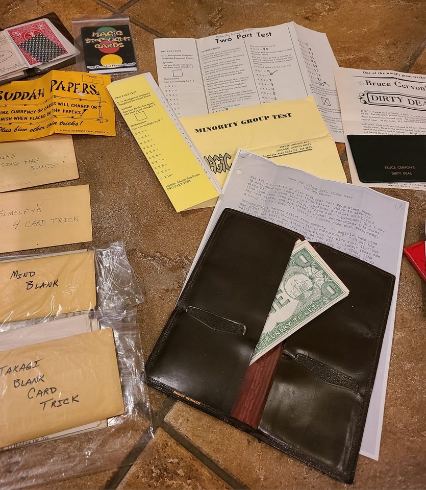 ORIGINAL CHU'S MAGIC TALKING DICE / Vintage Mentalism Magic Trick