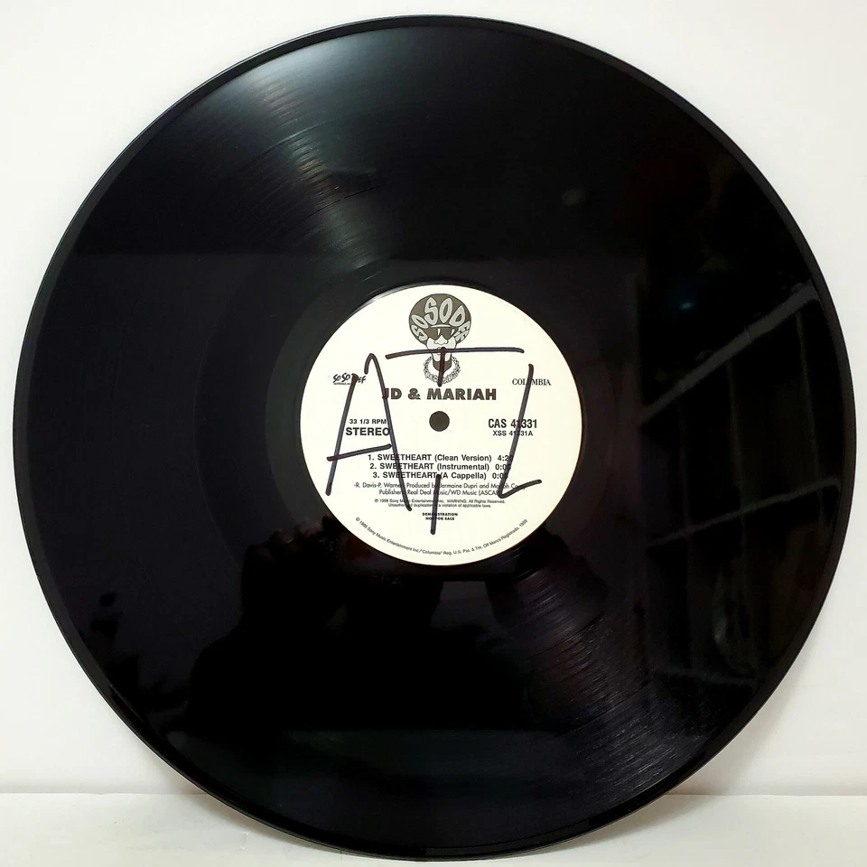JD & Mariah Sweetheart 12” Vinyl 1998 Promo SoSoDef Jay-Z Rare VG/VG+ - Image 3 of 4
