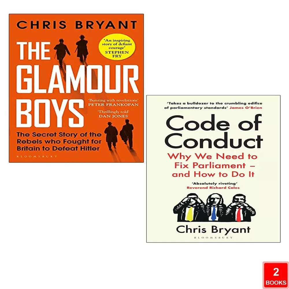 Chris Bryant Collection 2 Books Set Code of Conduct, Glamour Boys NEW