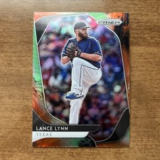 Lance Lynn 2020 Panini Prizm Baseball Cosmic Haze Parallel