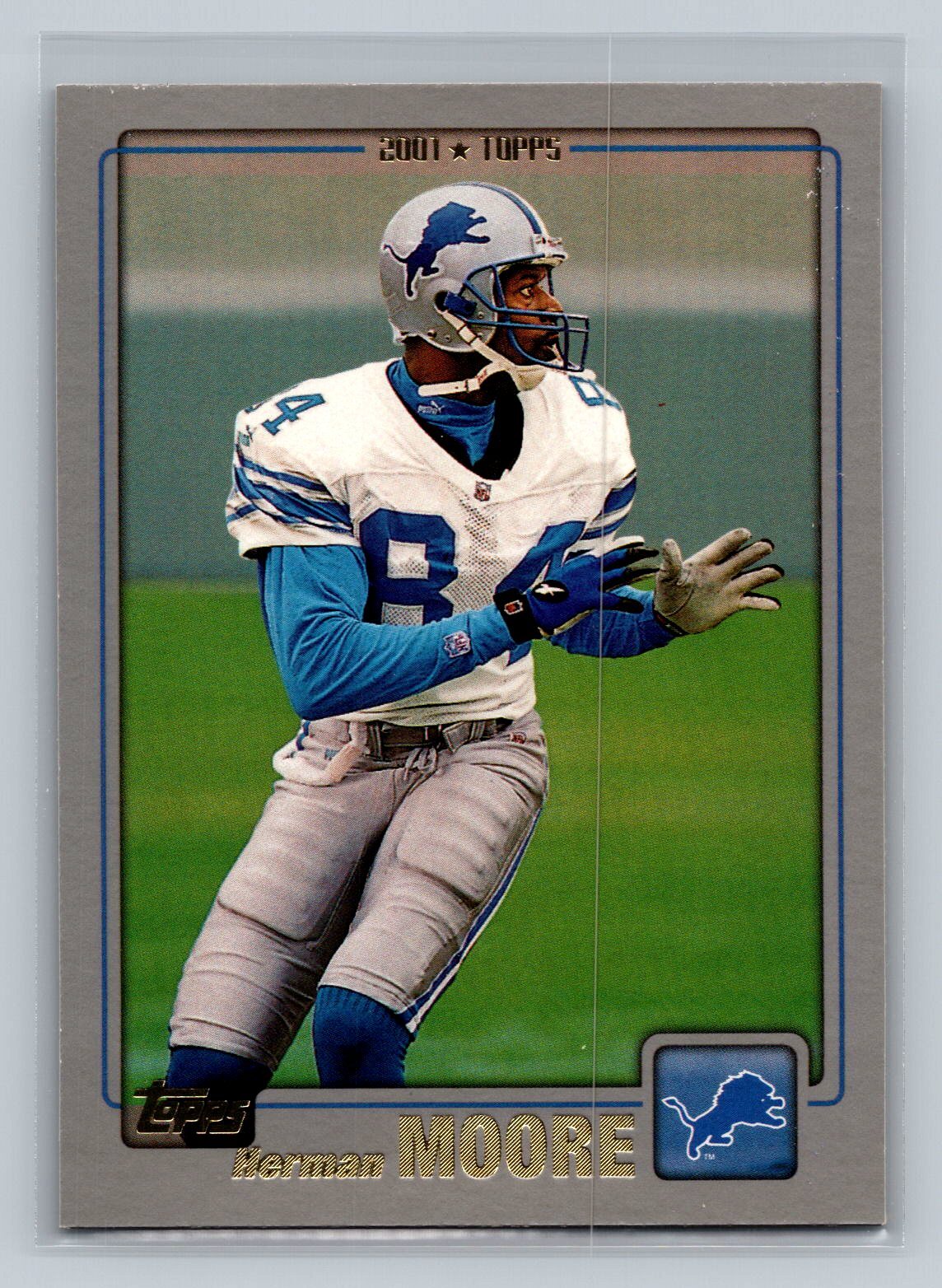 Herman Moore 2001 Topps #219 Topps Collection Detroit Lions SN C17