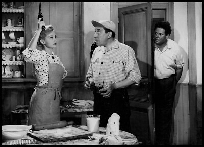 Zsa Zsa Gabor + Fernandel in The Most Wanted Man (1953)    Vintage Photo K 341