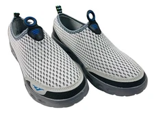 Men's Size 6.5 Gray Water Mesh Wading Beach Shoes HttKse Sport Honeycomb
