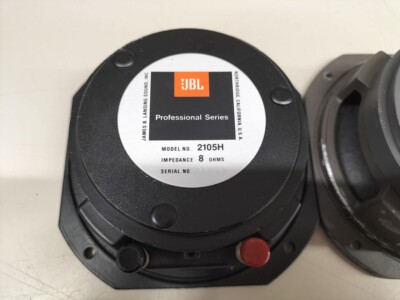 JBL 2105 13cm Cone Speaker Unit Pair 8Ω Used JP | eBay