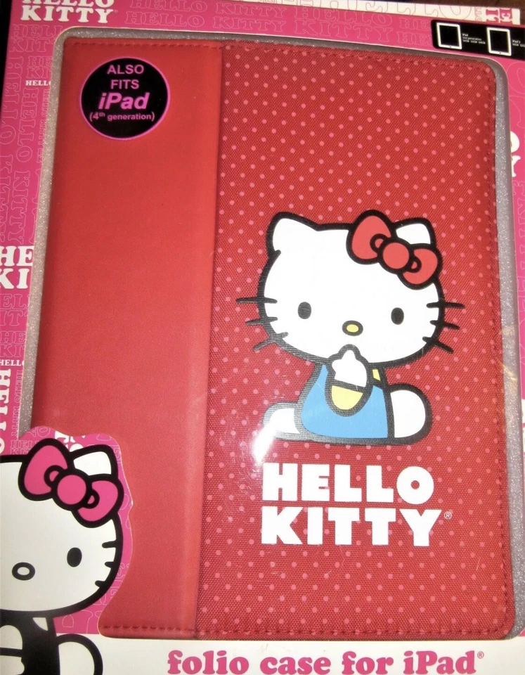 Hello Kitty Folio Case iPad 2, 3rd Gen & 4th and iPad Retina Display RED - Image 4 of 4