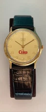 Vintage Timex Quartz Watch Coke Trade Mark Water resistant Coca Cola Enjoy Coke