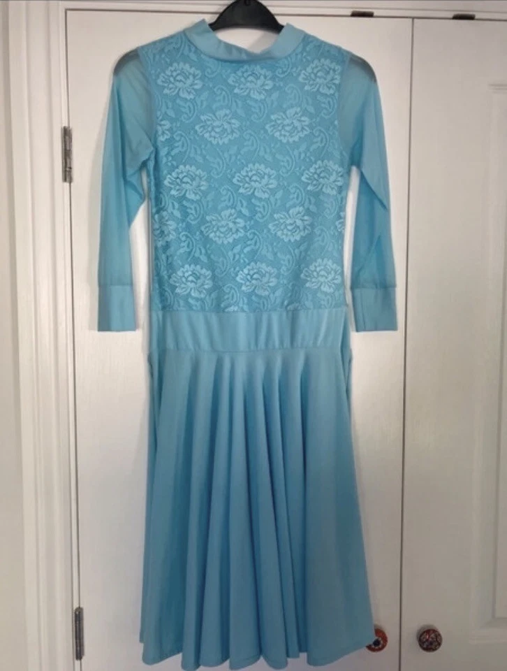 Latin/ Ballroom Dress Age 10-11 - Image 3 of 3