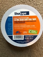 Aluminum Foil Tape 2.0 mil 2" x 50 Yards FOR HVAC USE