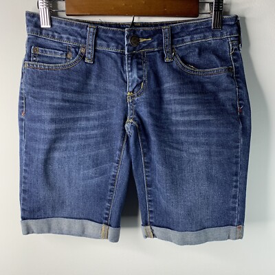 Ecko Unltd Women's Blue Jean Bermuda Shorts Size 1/2