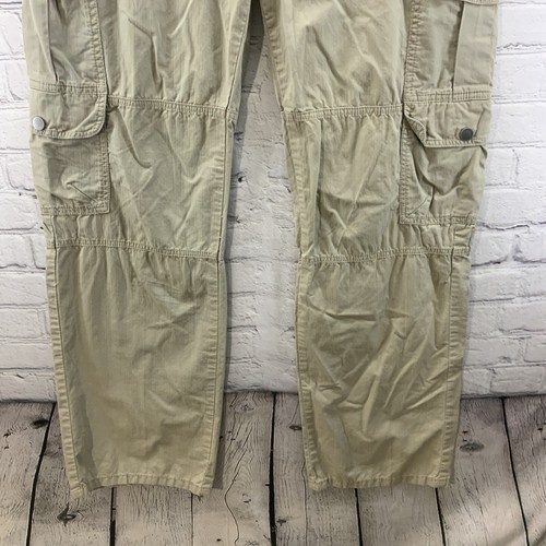 Calvin Klein Jeans Khaki Cargo Pants Mens Sz 34 Hiking Camping - Picture 2 of 11