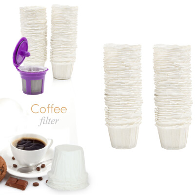 100er Pack Einweg Papierfilter Ersatz für Keurig K Cup BIOLOGISCH ABBAUBAR