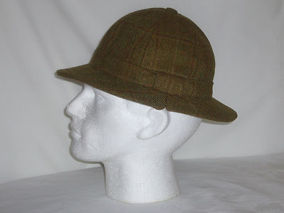 DEERSTALKER HAT WOOL TWEED FOR HUNTING SHOOTING FISHING NEW