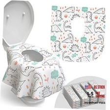 Disposable Toilet Seat Cover for Travel   20 20 Count Pack of 1 Dinosaurs