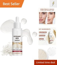 Rice Peeling Ampoule for Daily Soft Exfoliating Face and Body Scrub with Ferm...