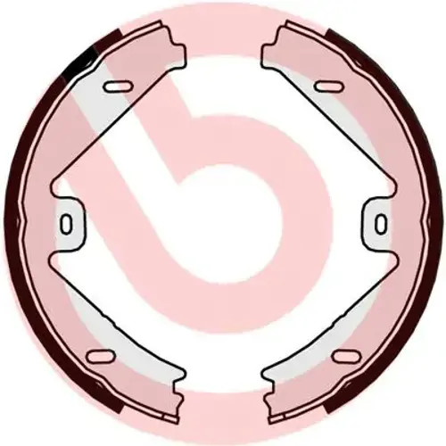 Brake Shoe Set, parking brake S 50 525 BREMBO for MERCEDES-BENZ CLS E-CLASS