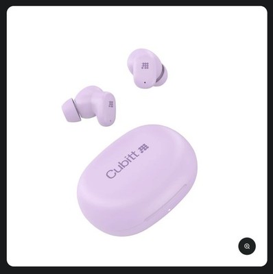Cubitt Power BUDS ANC Wireless Bluetooth Earbuds Dusty Lilac (NEW)