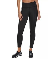 DKNY Sport Women's Ultra Compression High-Waist 7/8 Leggings Black M